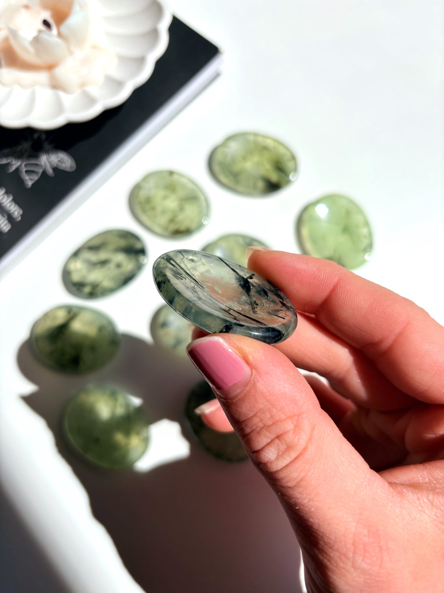 Worry Stone Prehnite