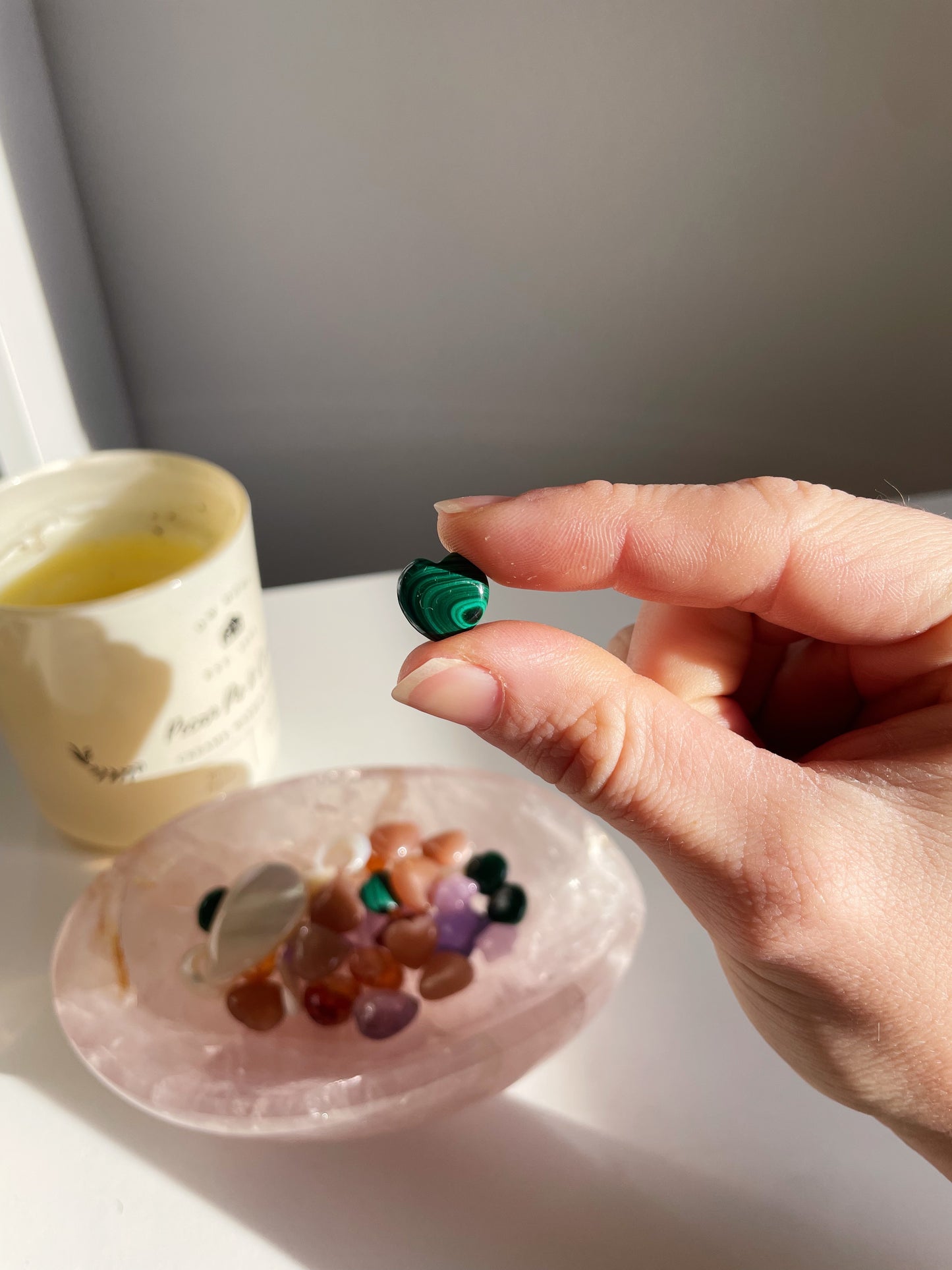 Mini Cuoricino Malachite