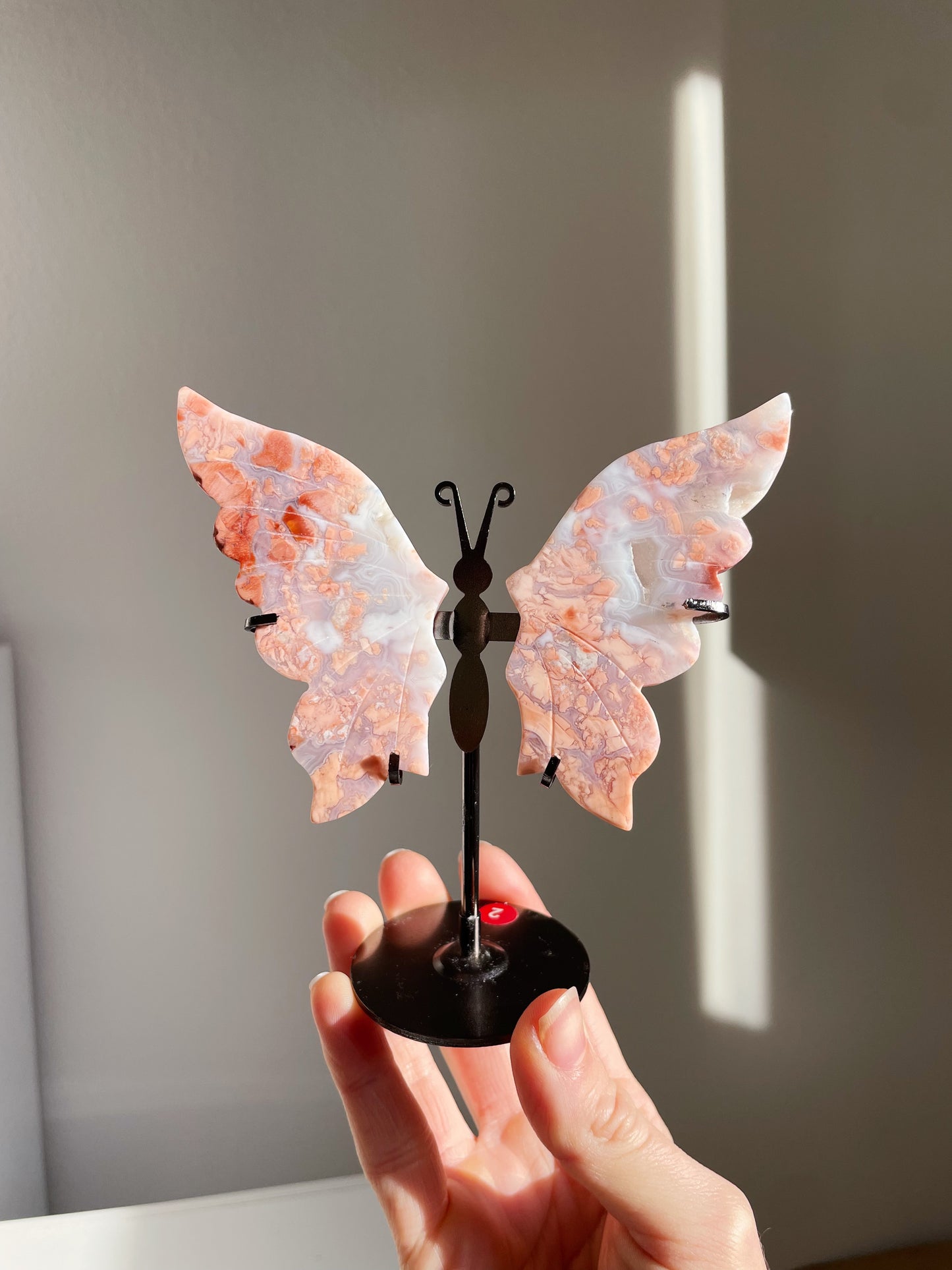 Farfalla 2 Agata Cotton Candy