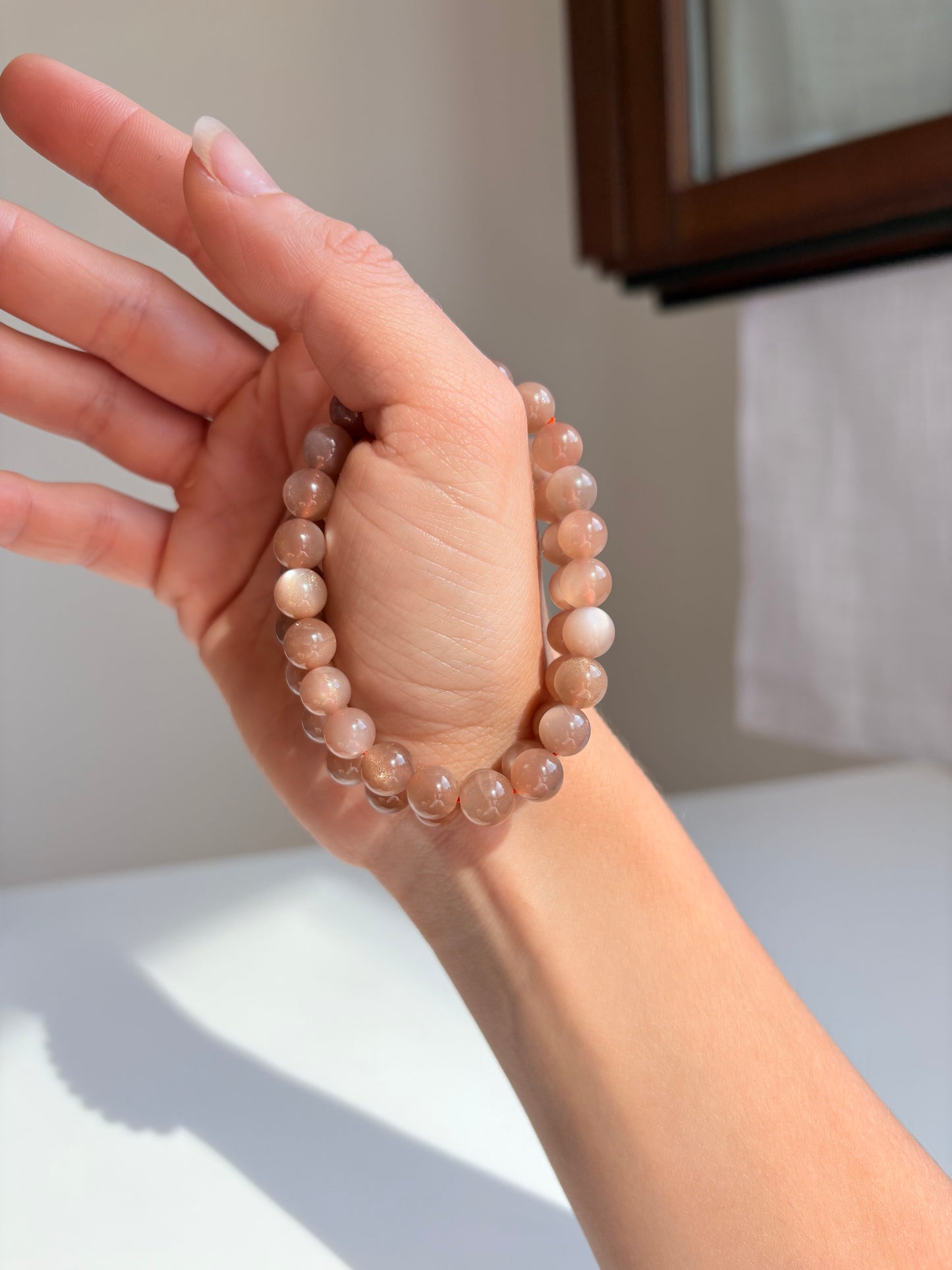 Bracciale Pietra di Luna pesca sole