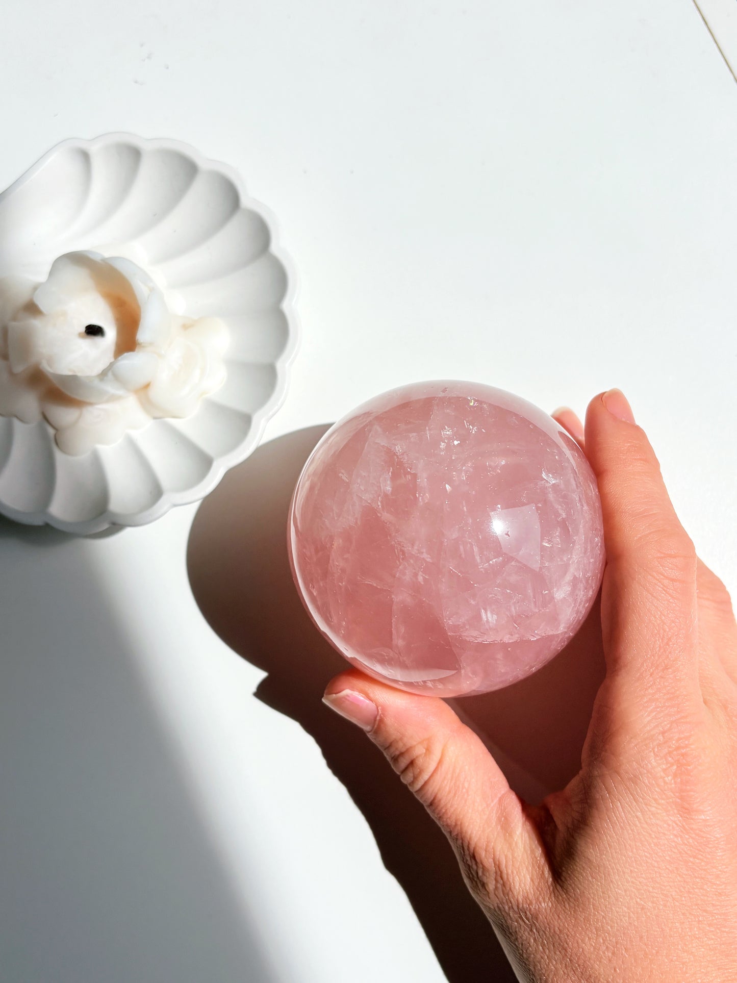 Sfera Quarzo Rosa 2
