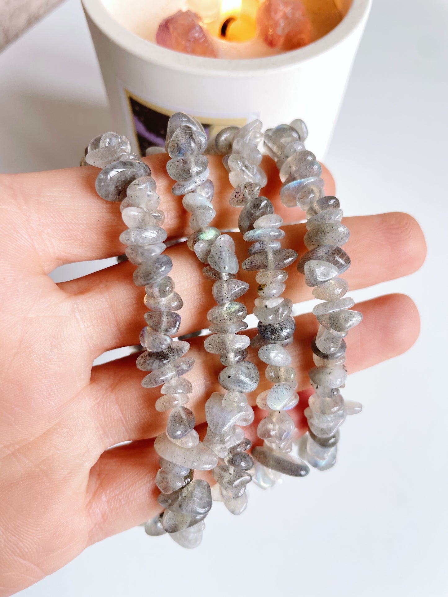 Bracciale Chips Labradorite