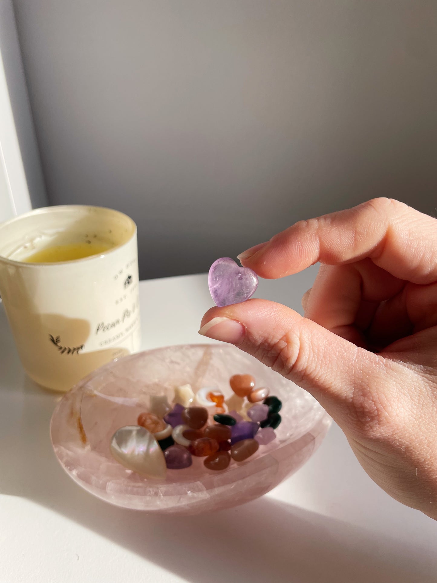 Mini Cuoricino Ametista