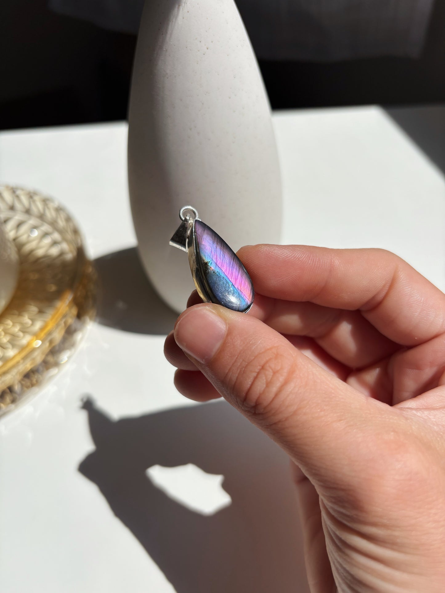 Ciondolo Goccia Labradorite 2