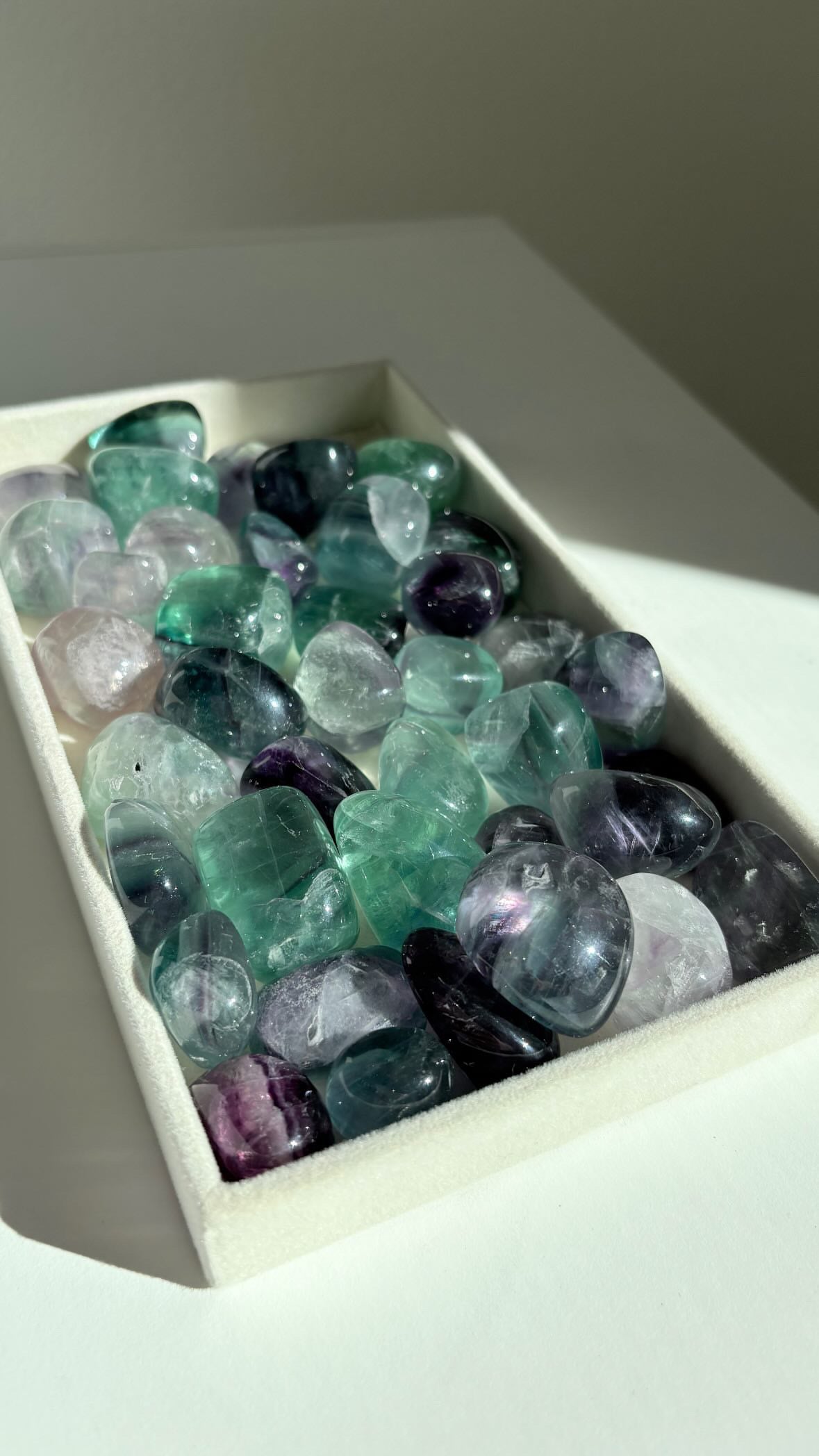Burattate Fluorite Arcobaleno