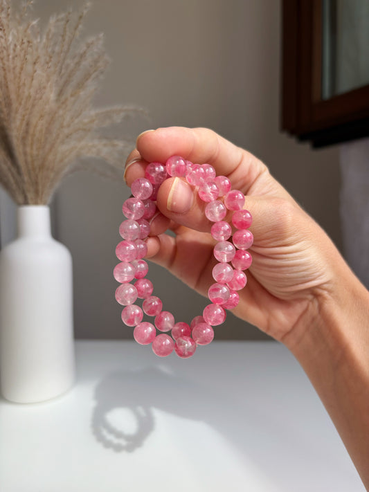 Bracciale Rodonite Sakura In Quarzo