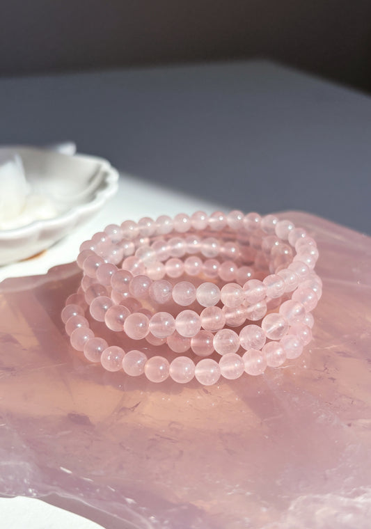 Bracciale Quarzo Rosa