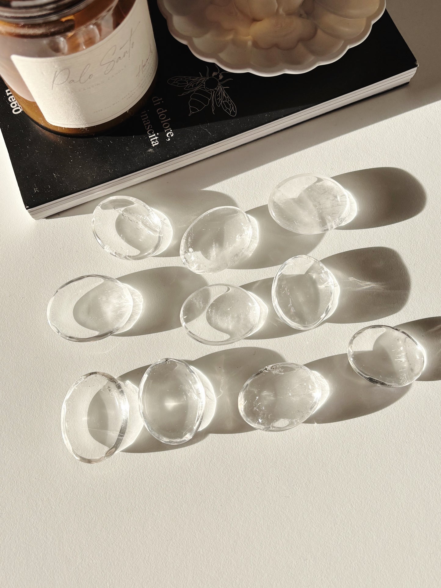 Worry Stone Quarzo Ialino