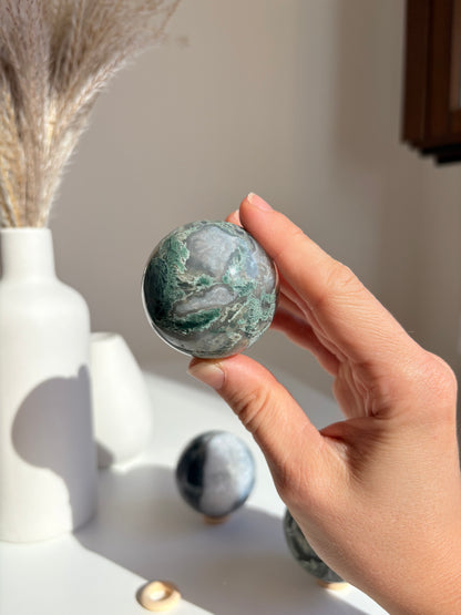 Sfera Agata Muschiata 1