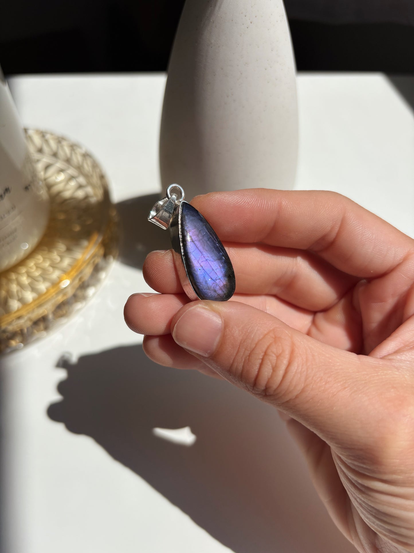 Ciondolo Goccia Labradorite 3