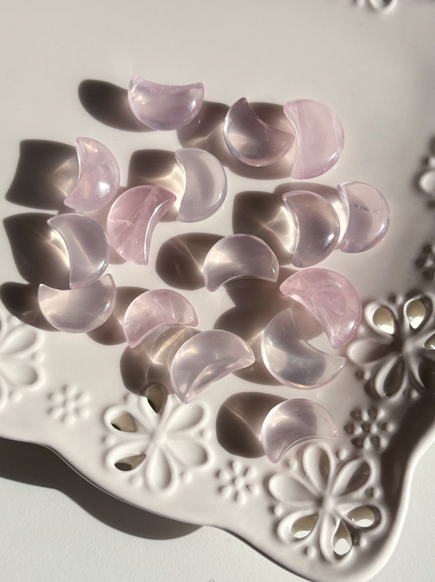 Mini Luna Quarzo Rosa