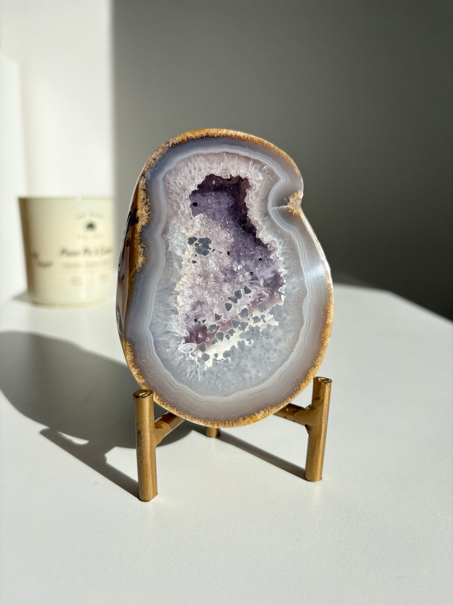 Geode Agata e Ametista