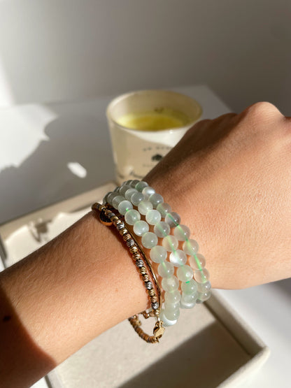 Bracciale Pietra di Luna Verde