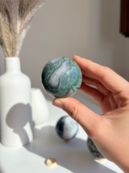 Sfera Agata Muschiata 1