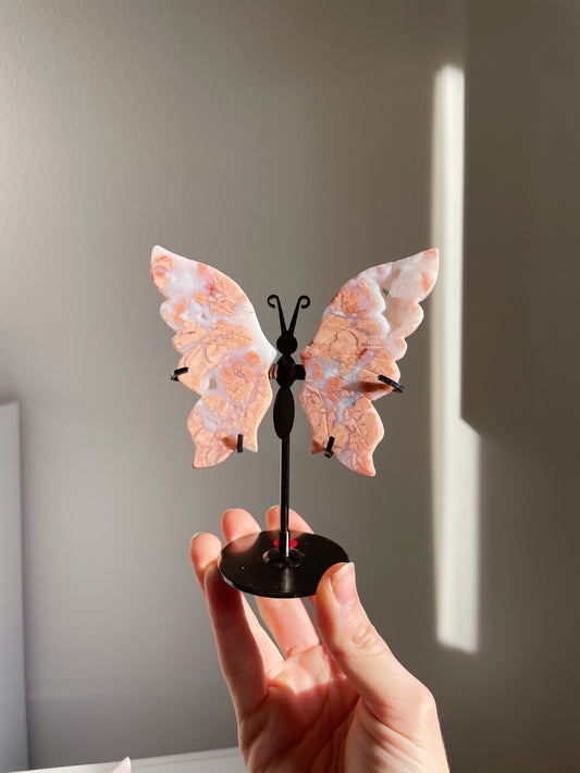 Farfalla 1 Agata cotton Candy