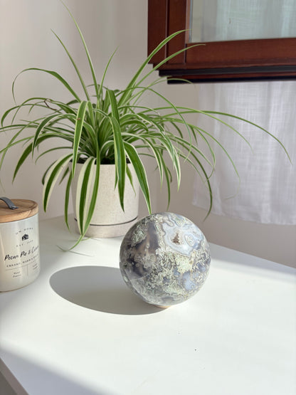 Sfera Agata Muschiata XXL
