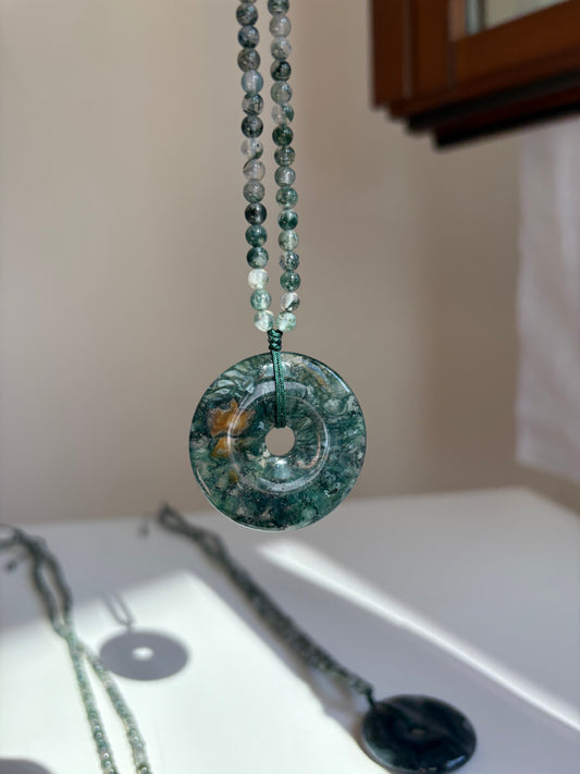 Collana Agata Muschiata 2