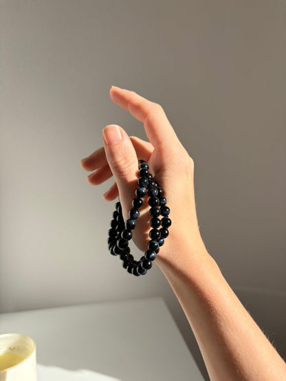 Bracciale occhio di tigre blu