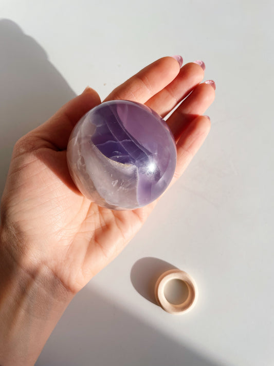 Sfera Fluorite Lavanda