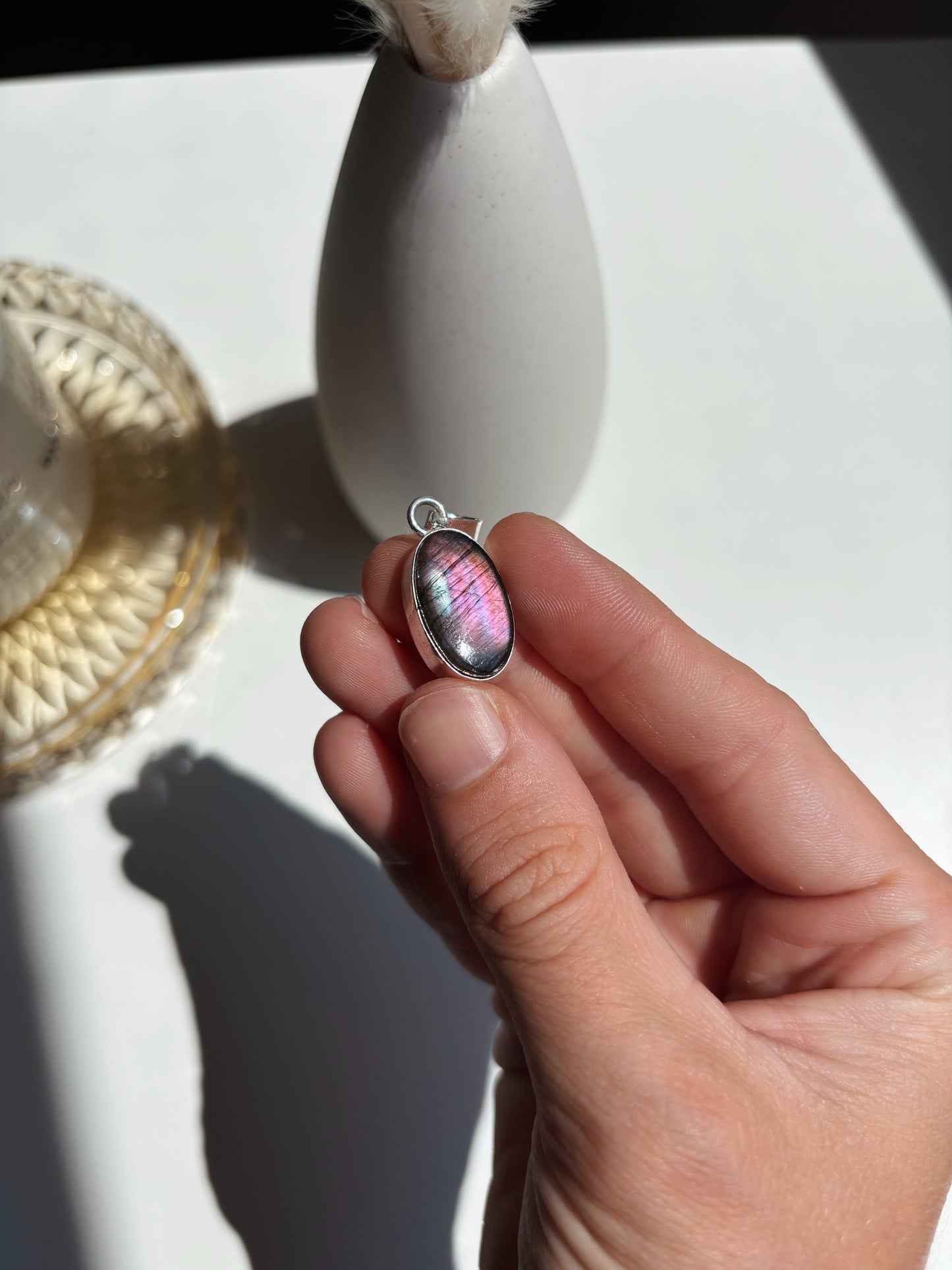 Ciondolo Ovale Labradorite 1