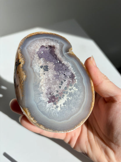 Geode Agata e Ametista