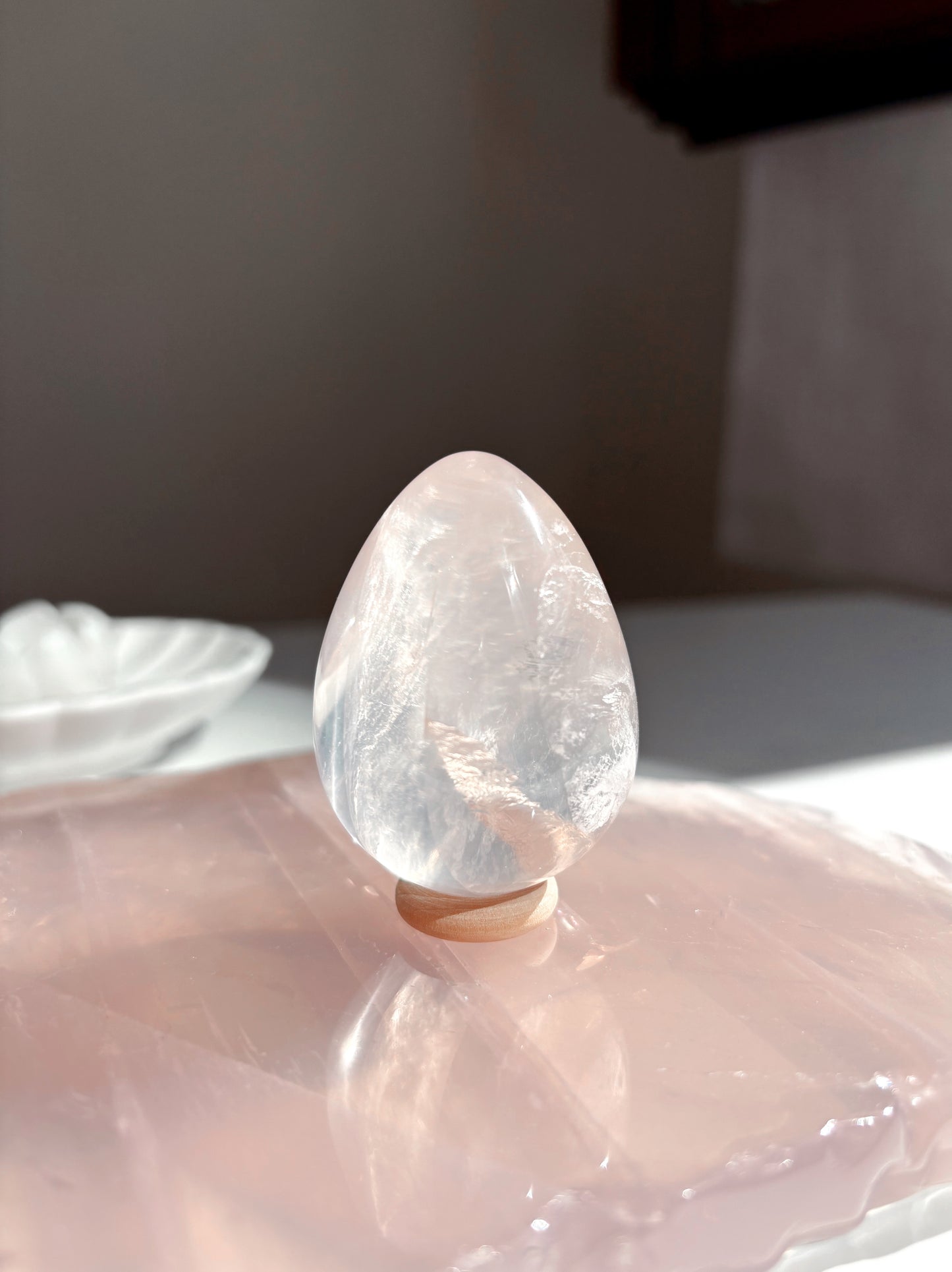 Uovo Quarzo Rosa 2