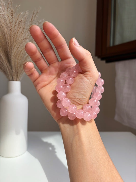Bracciale Quarzo Rosa