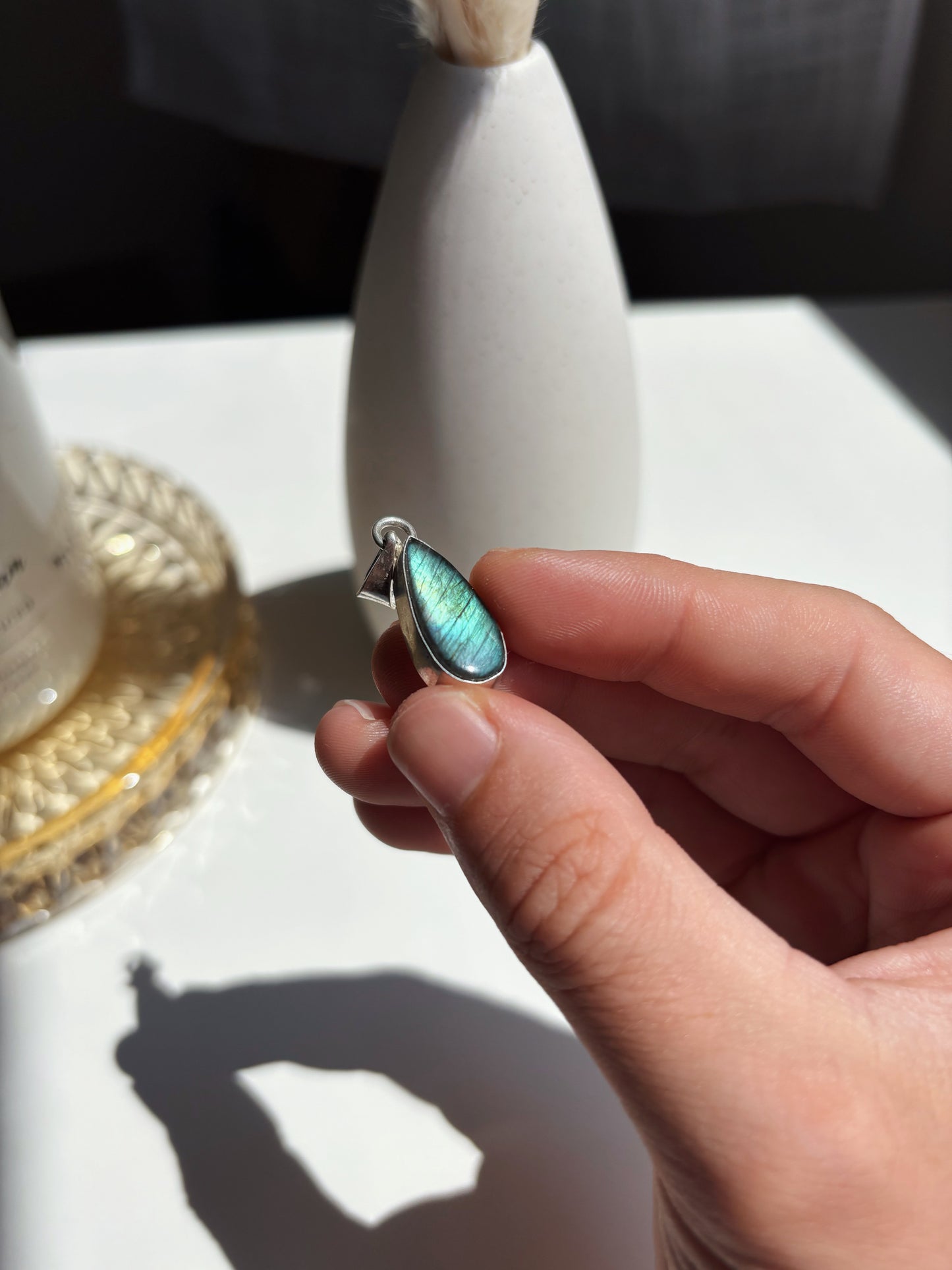 Ciondolo Goccia Labradorite 1