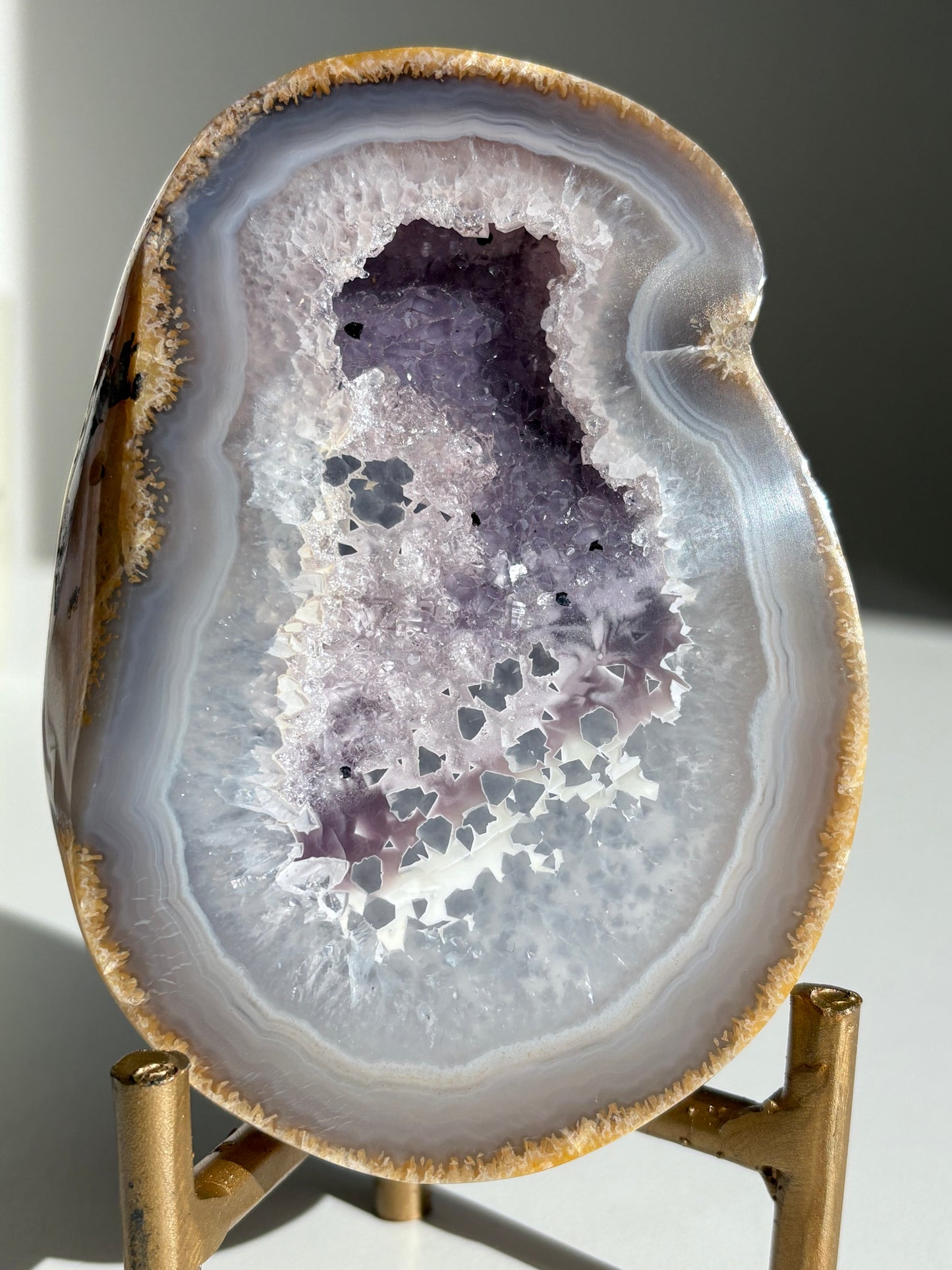 Geode Agata e Ametista