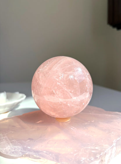 Sfera Quarzo Rosa 2