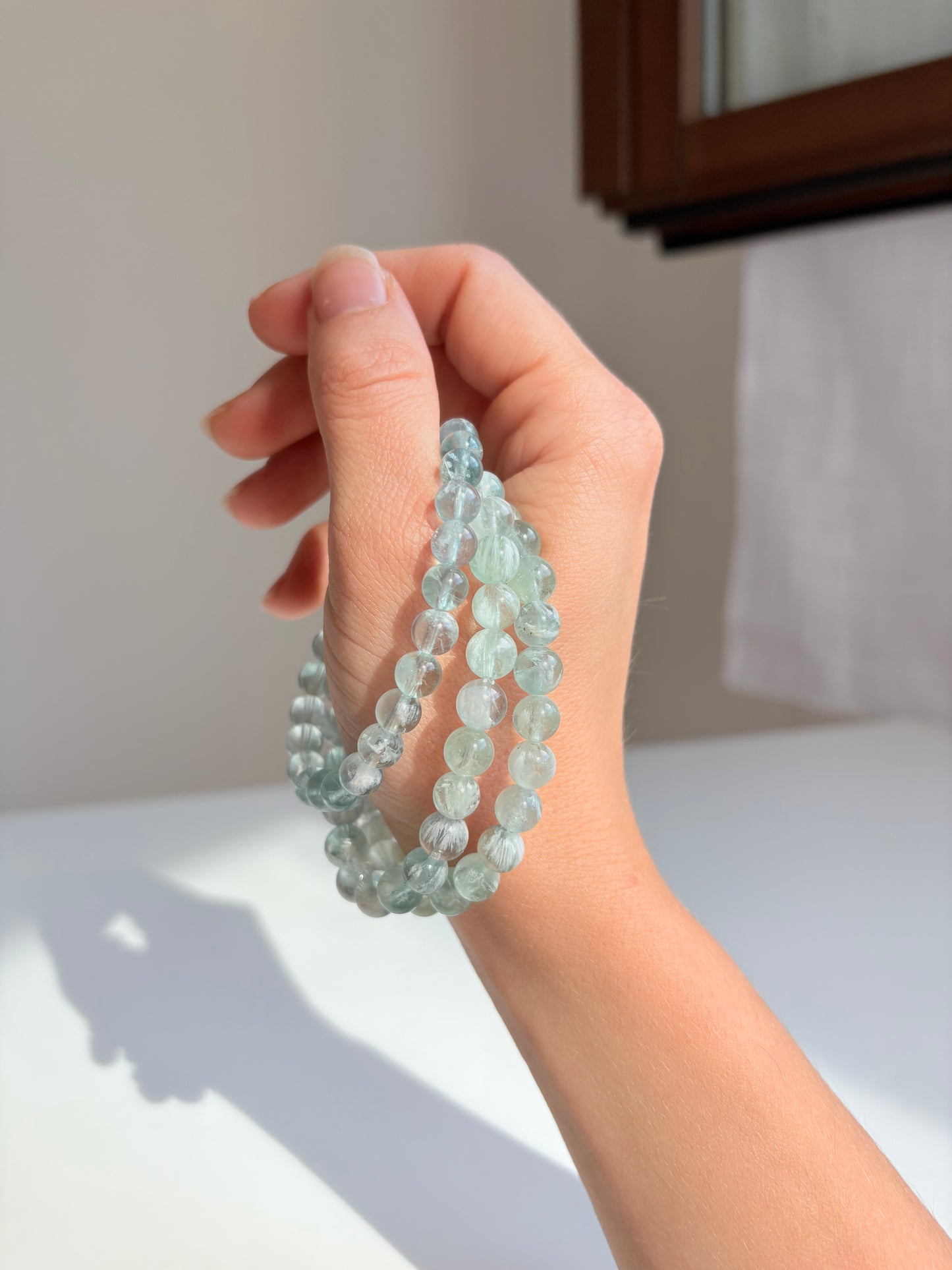 Bracciale Fluorite Piuma