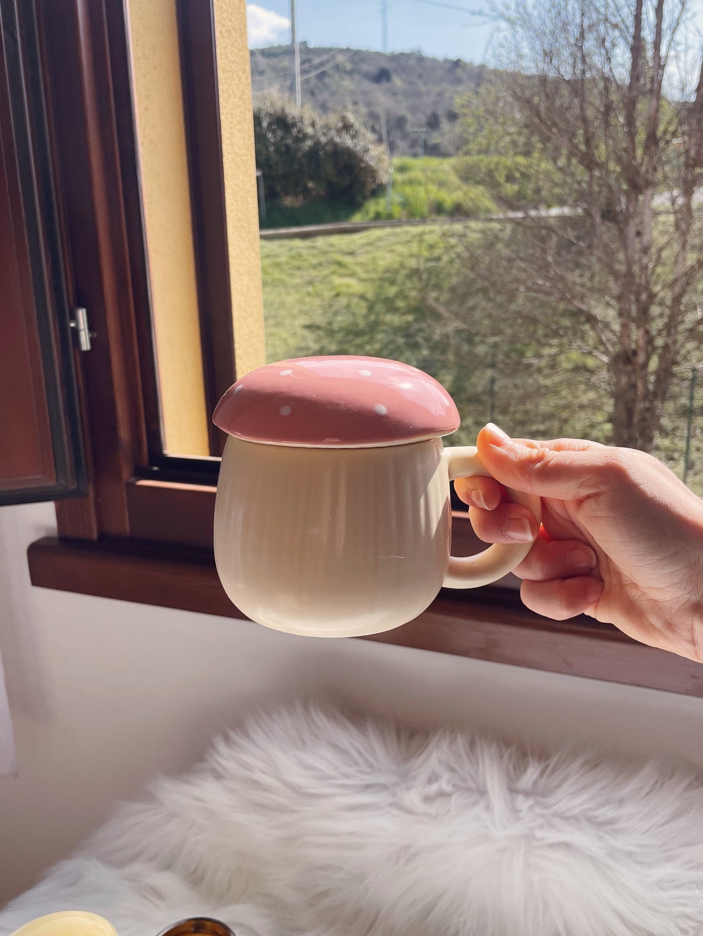 Tazza Fungo Rosa