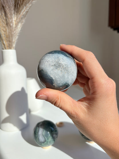 Sfera Agata Muschiata 3