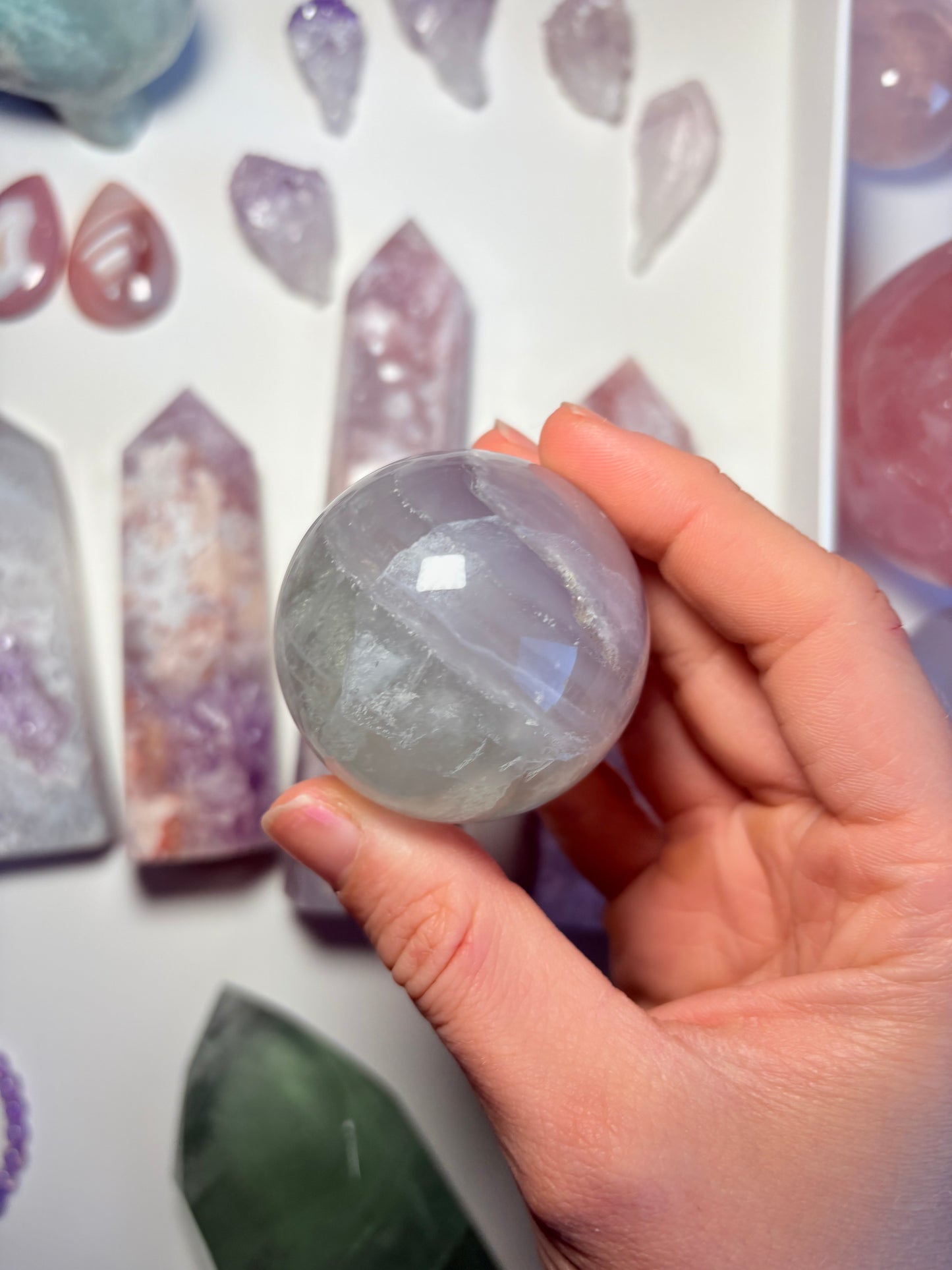 Sfera Fluorite Lavanda 1