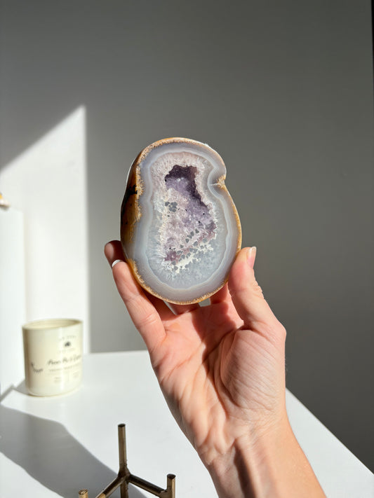 Geode Agata e Ametista