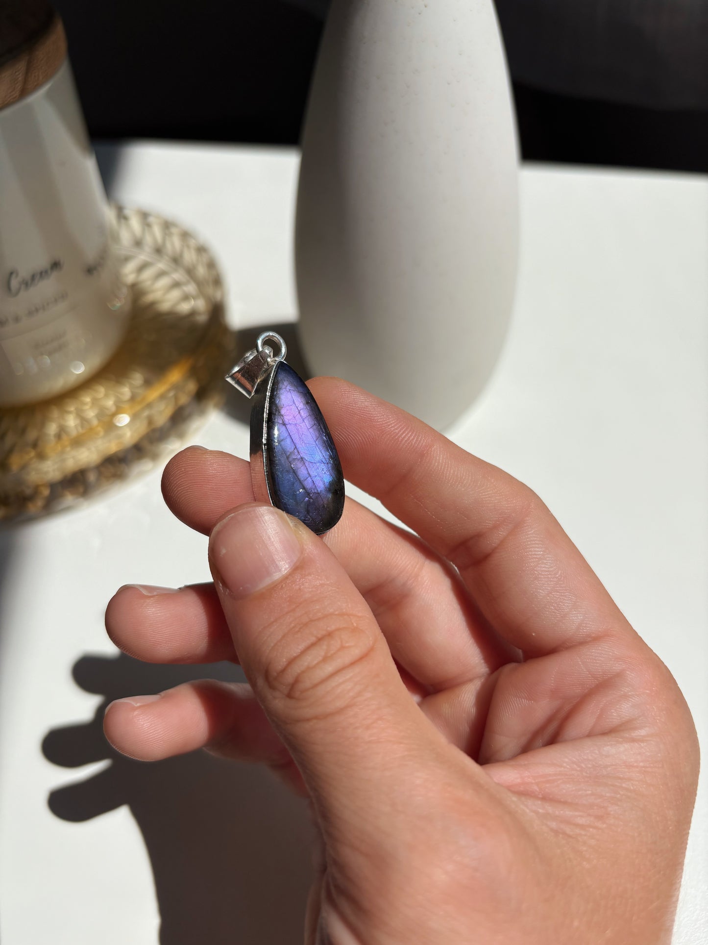 Ciondolo Goccia Labradorite 3