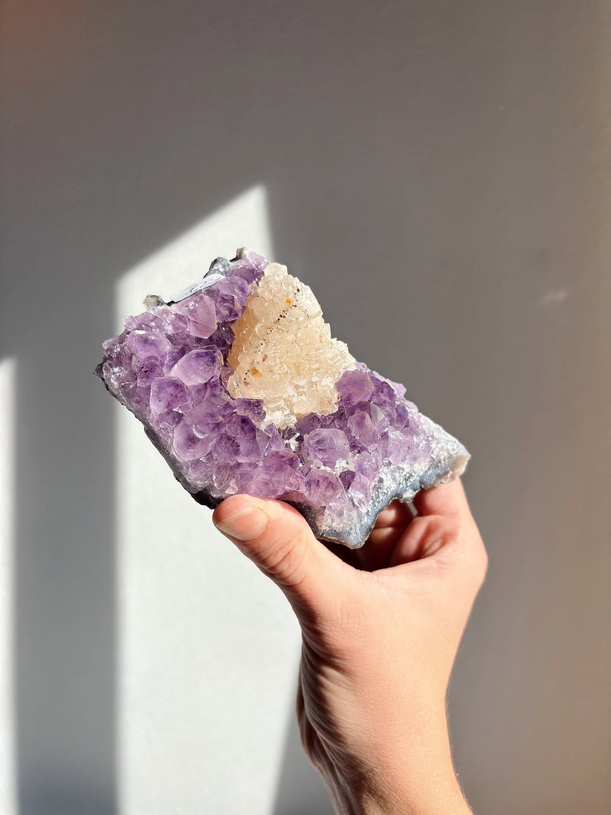 Cluster Ametista e Calcite Sugar
