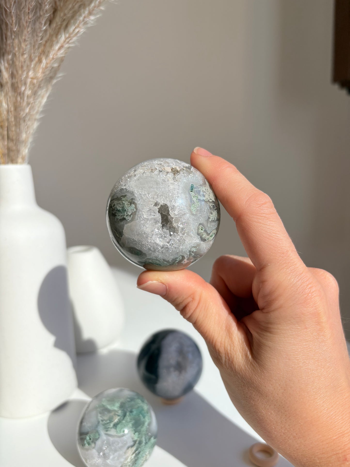Sfera Agata Muschiata 2